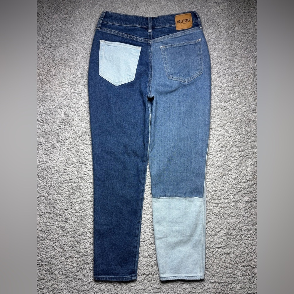 Hollister Jeans Womens 26 Ultra High Rise Mom Patchwork Vintage Stretch Denim - Picture 4 of 4